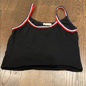 black crop top